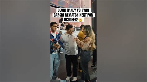 Devin Haney vs. Ryan Garcia .